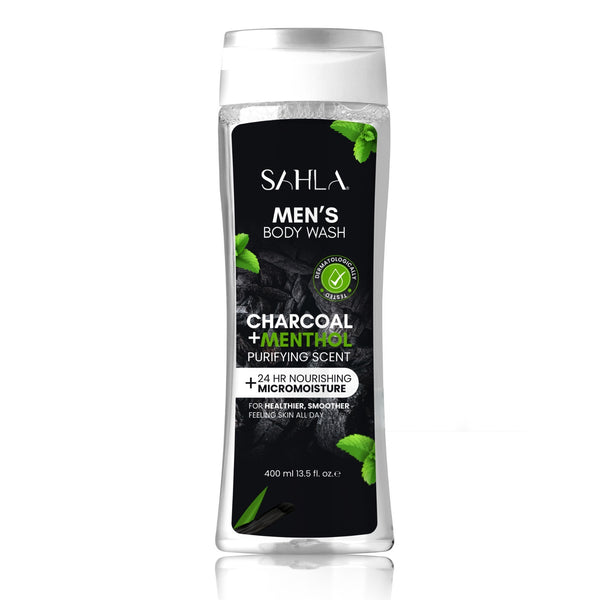 Charcoal + Menthol Men Body Wash 500ml
